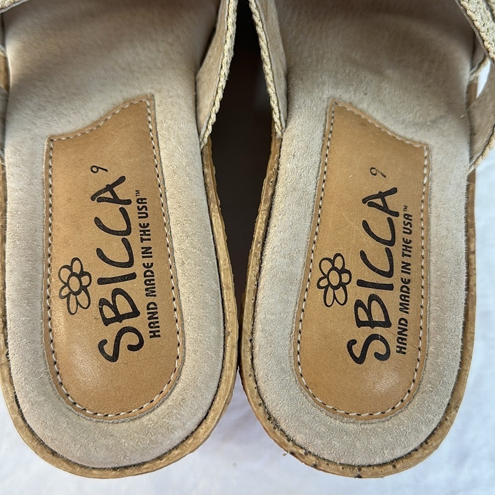 Sbicca Woven Jute Wedge Sandals - Picture 7 of 8